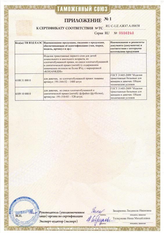 Сертификат 00658 лист 2