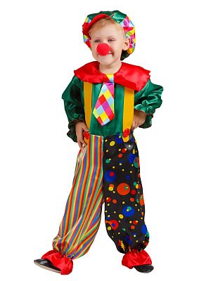 Карнавальный костюм детский Клоун Клепа